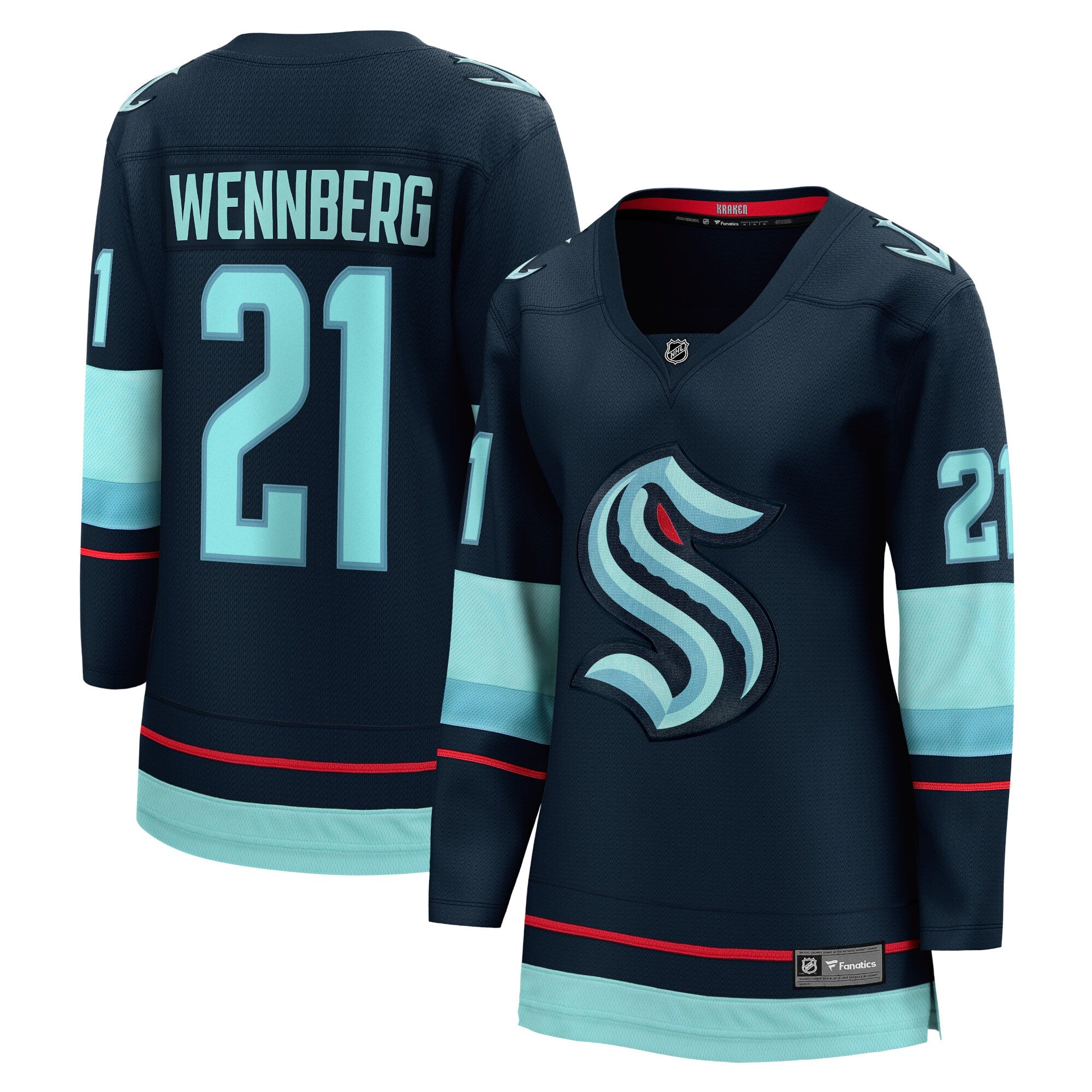 Alexander Wennberg Seattle Kraken blue Home jersey