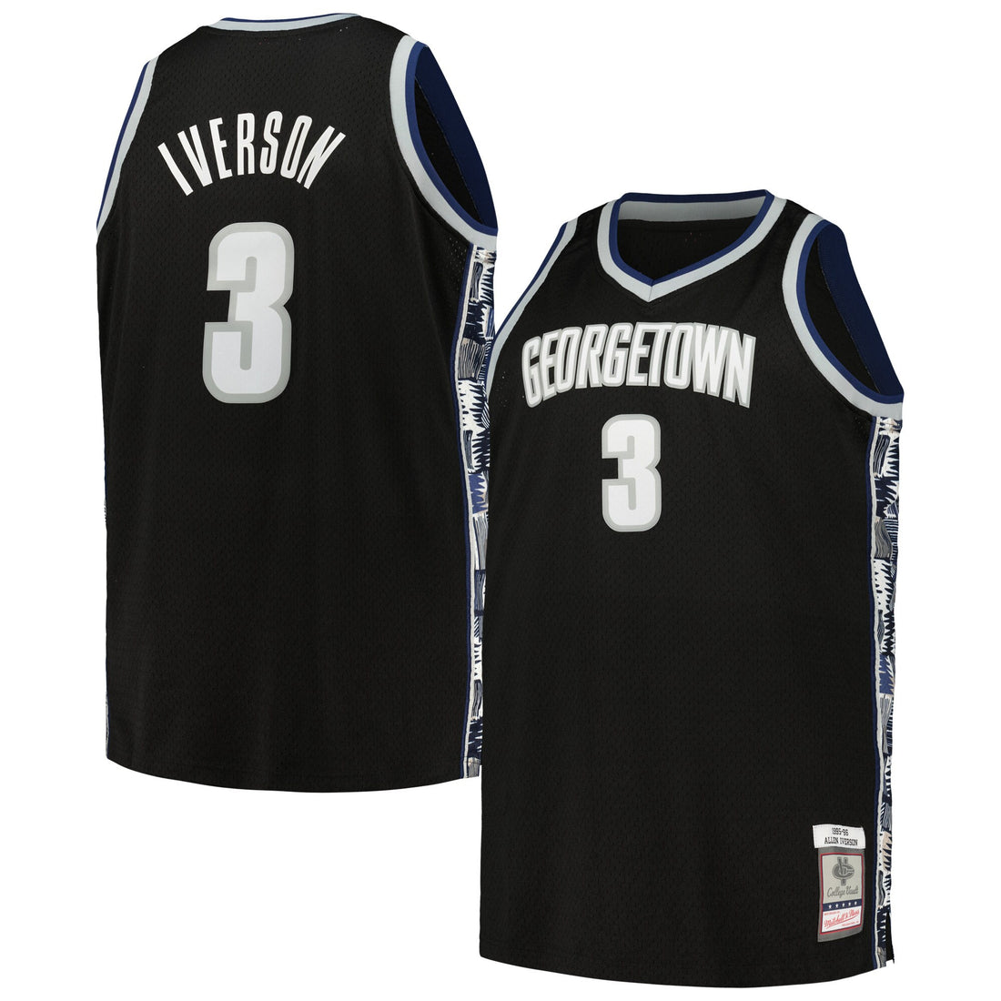 Allen Iverson Georgetown Hoyas black jersey