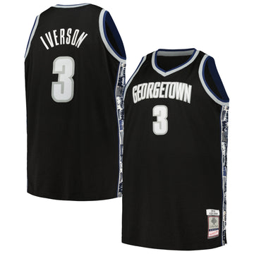 Allen Iverson Georgetown Hoyas black jersey