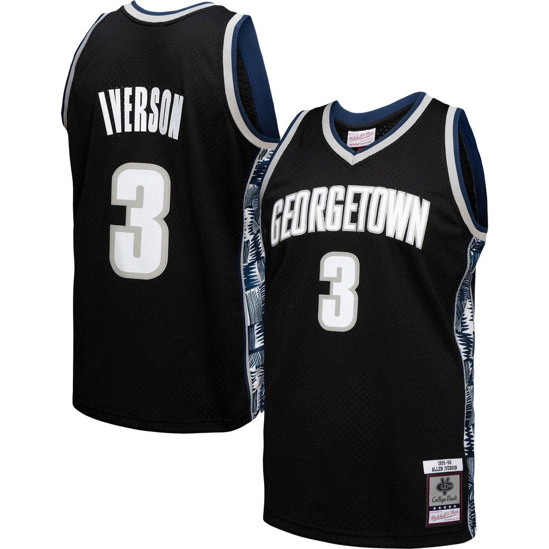 Allen Iverson Georgetown Hoyas black jersey