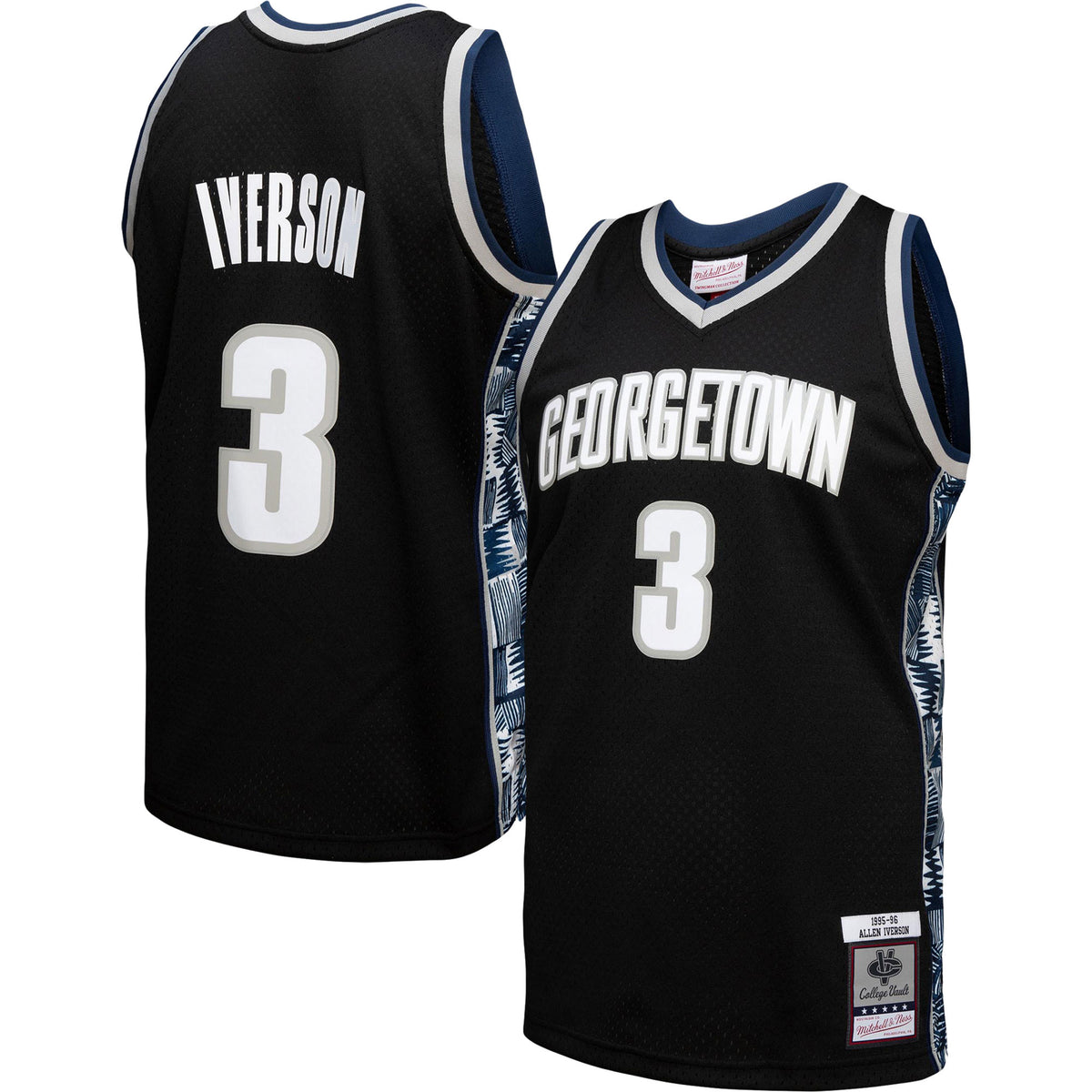 Allen Iverson Georgetown Hoyas black jersey