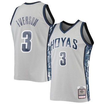 Allen Iverson Georgetown Hoyas gray jersey