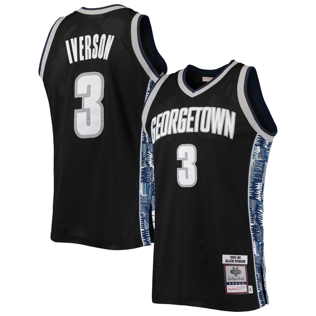 Allen Iverson Georgetown Hoyas black Throwback jersey