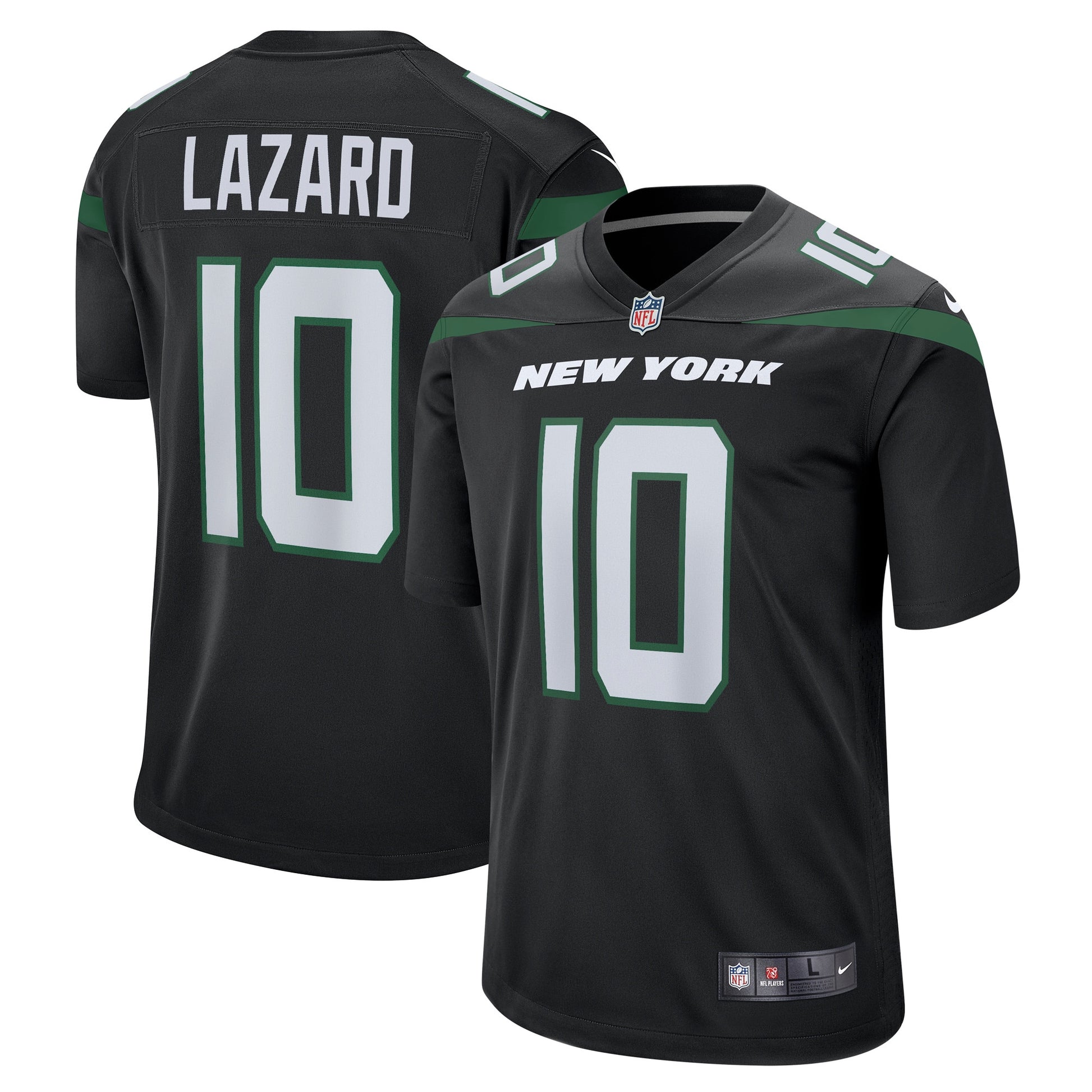 Allen Lazard New York Jets black Alternate jersey