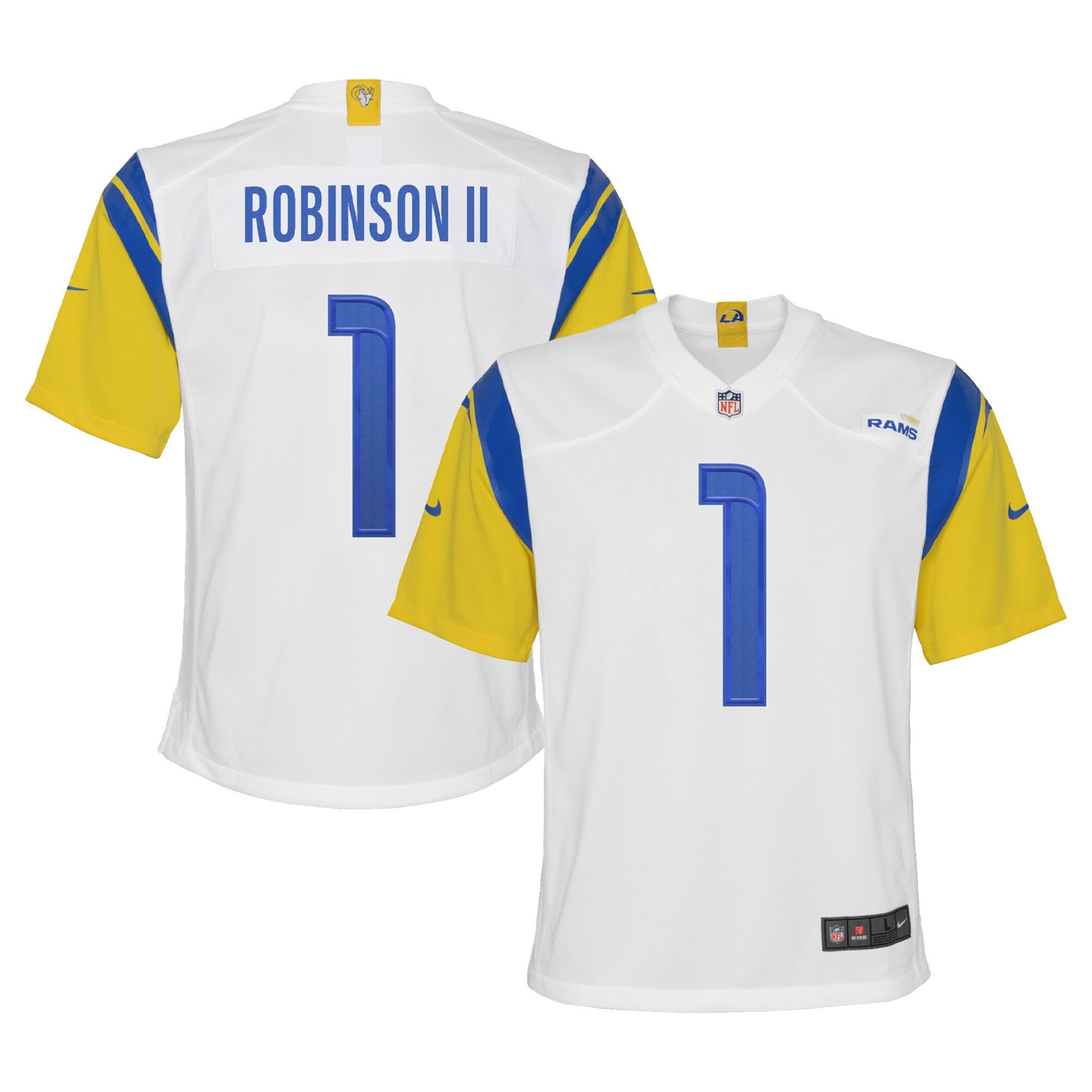 Allen Robinson Los Angeles Rams white jersey