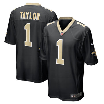 Alontae Taylor New Orleans Saints black jersey