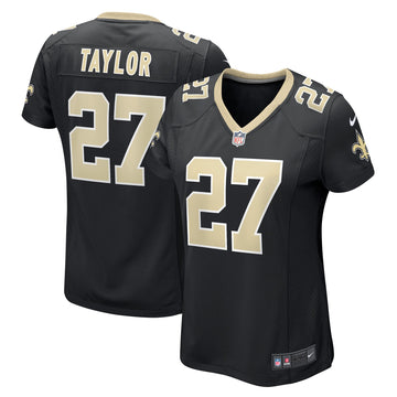 Alontae Taylor New Orleans Saints black Game jersey