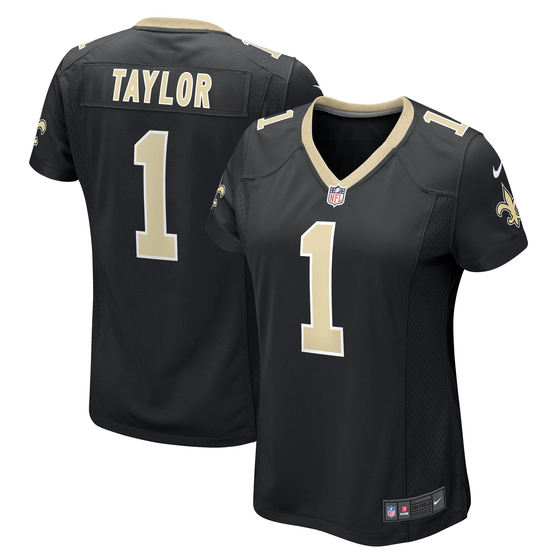 Alontae Taylor New Orleans Saints black jersey