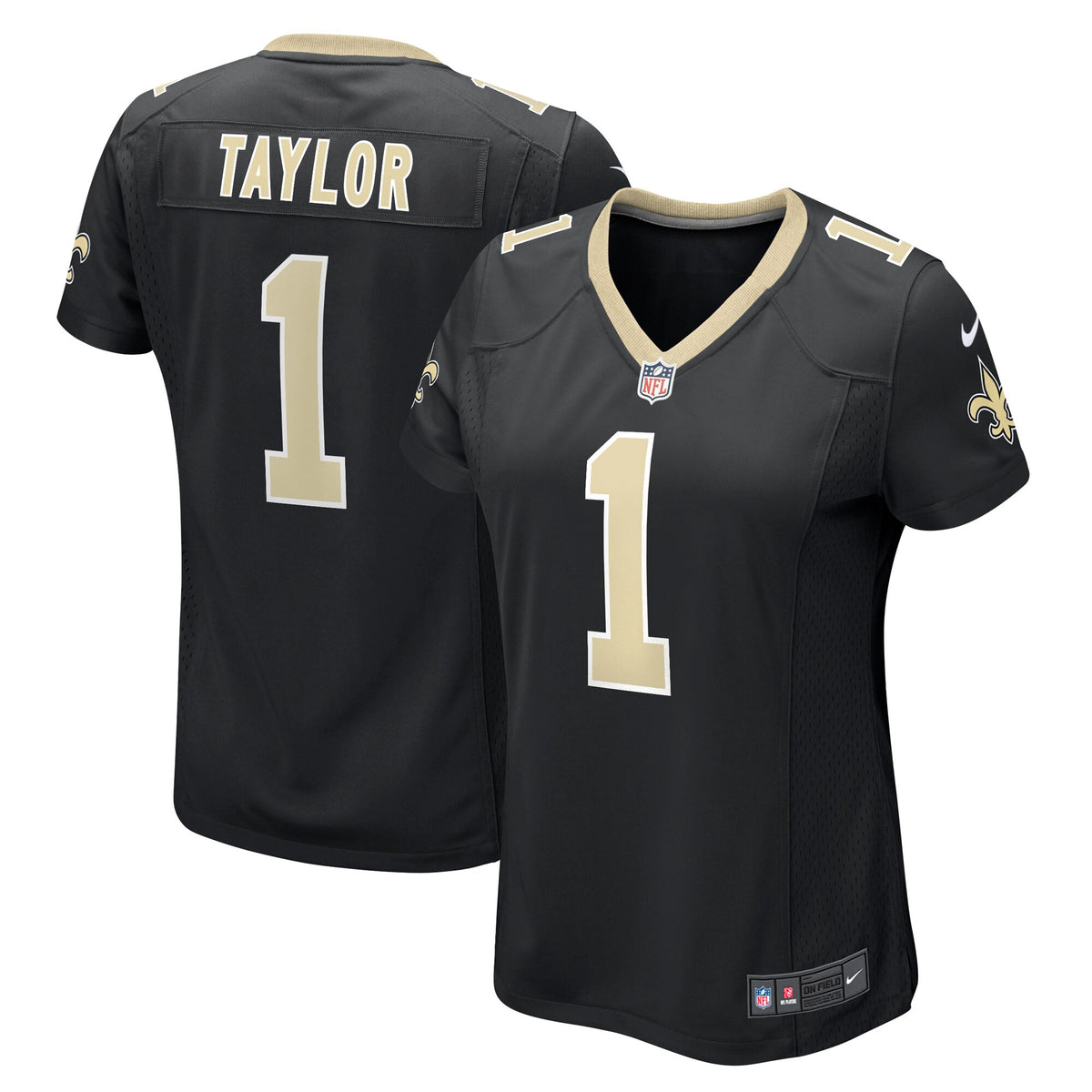 Alontae Taylor New Orleans Saints black jersey