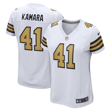 Alvin Kamara New Orleans Saints white Alternate jersey