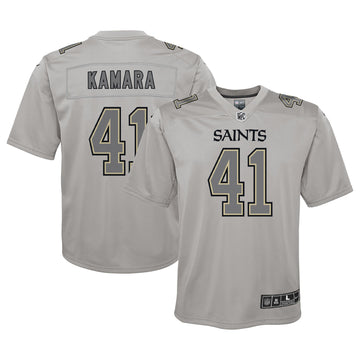 Alvin Kamara Atmosphere New Orleans Saints gray jersey