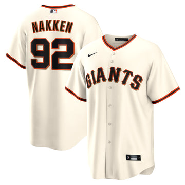 Alyssa Nakken San Francisco Giants cream Home jersey