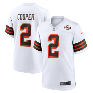 Amari Cooper Cleveland Browns white Alternate jersey