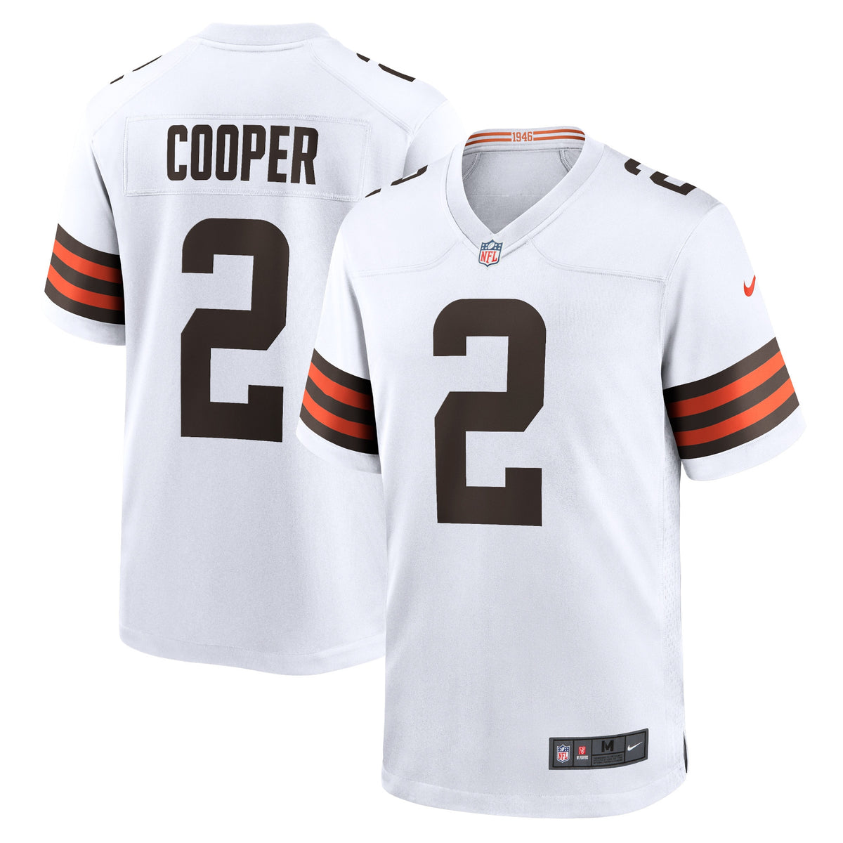 Amari Cooper Cleveland Browns white jersey