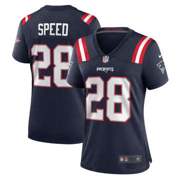 Ameer Speed New England Patriots navy jersey
