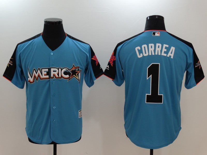 Carlos Correa American League All-Star blue All-Star jersey