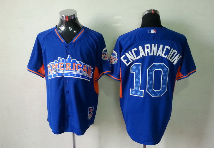 Encarnacion American League All-Star blue jersey