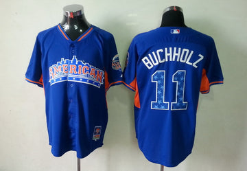 Buchholz American League All-Star blue jersey