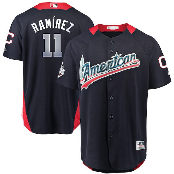Jose Ramirez American League All-Star navy All-Star jersey
