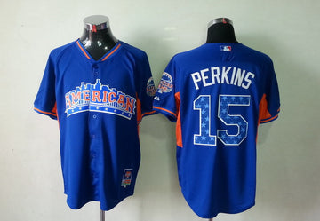Perkins American League All-Star blue jersey