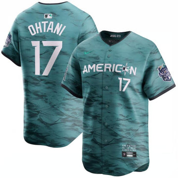 Shohei Ohtani American League All-Star teal All-Star jersey
