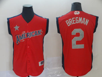 Alex Bregman American League All-Star red Game jersey