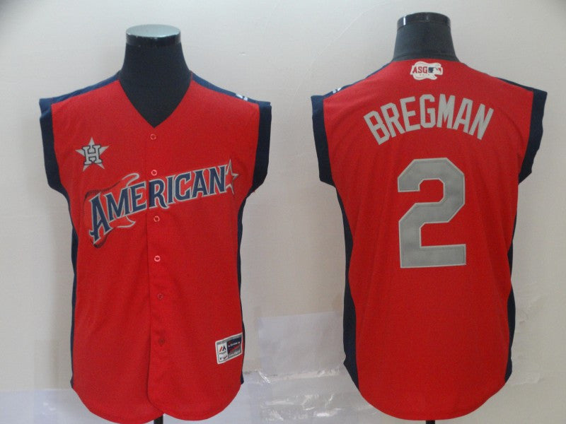Alex Bregman American League All-Star red Game jersey