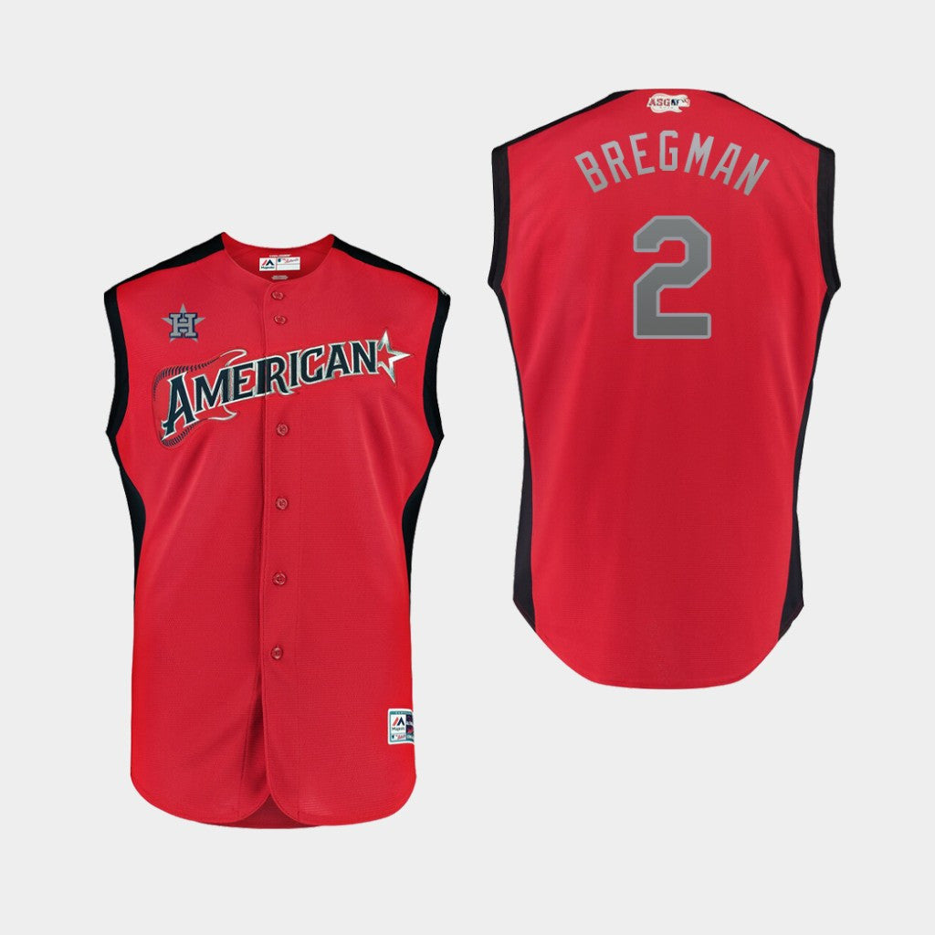 Alex Bregman American League All-Star red All-Star jersey