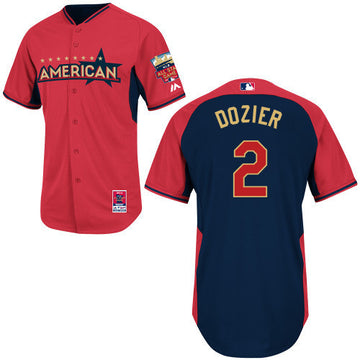 Dozier American League All-Star red jersey