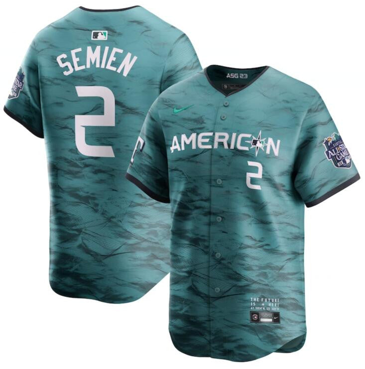Marcus Semien American League All-Star teal All-Star jersey