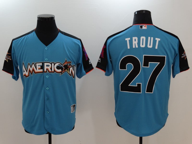 Mike Trout American League All-Star blue All-Star jersey