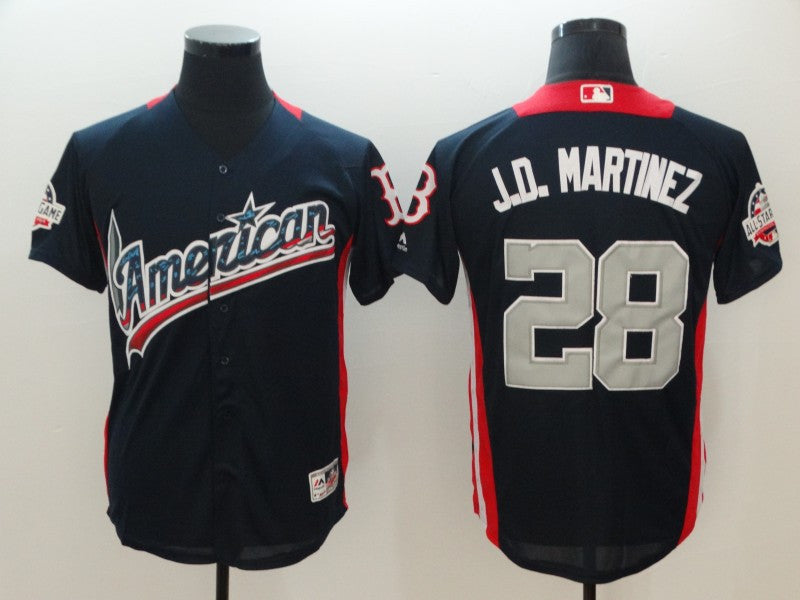 J.D. Martinez American League All-Star navy All-Star jersey