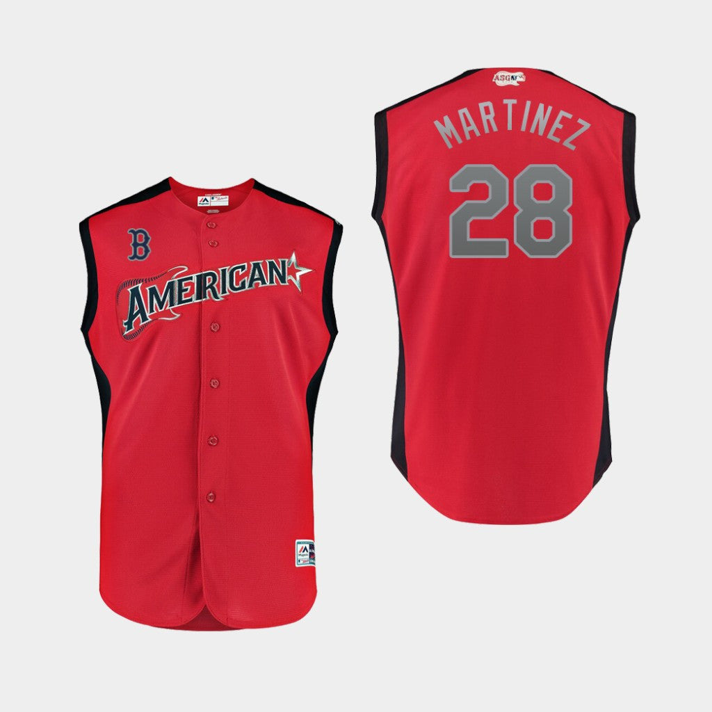 J.D. Martinez American League All-Star red All-Star jersey