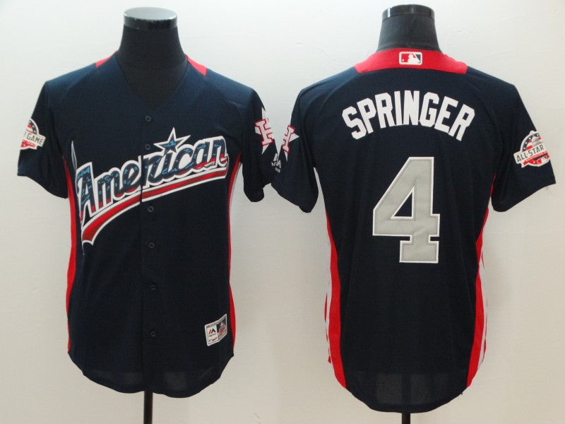 George Springer American League All-Star navy All-Star jersey