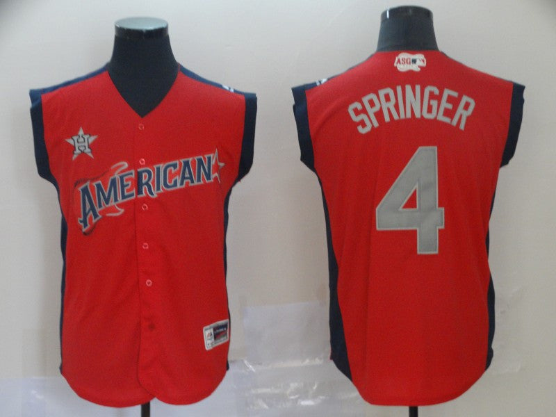 George Springer American League All-Star red Game jersey