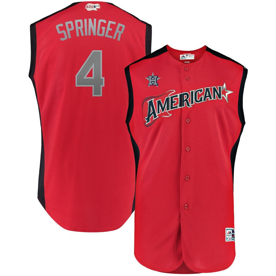 George Springer American League All-Star red All-Star jersey