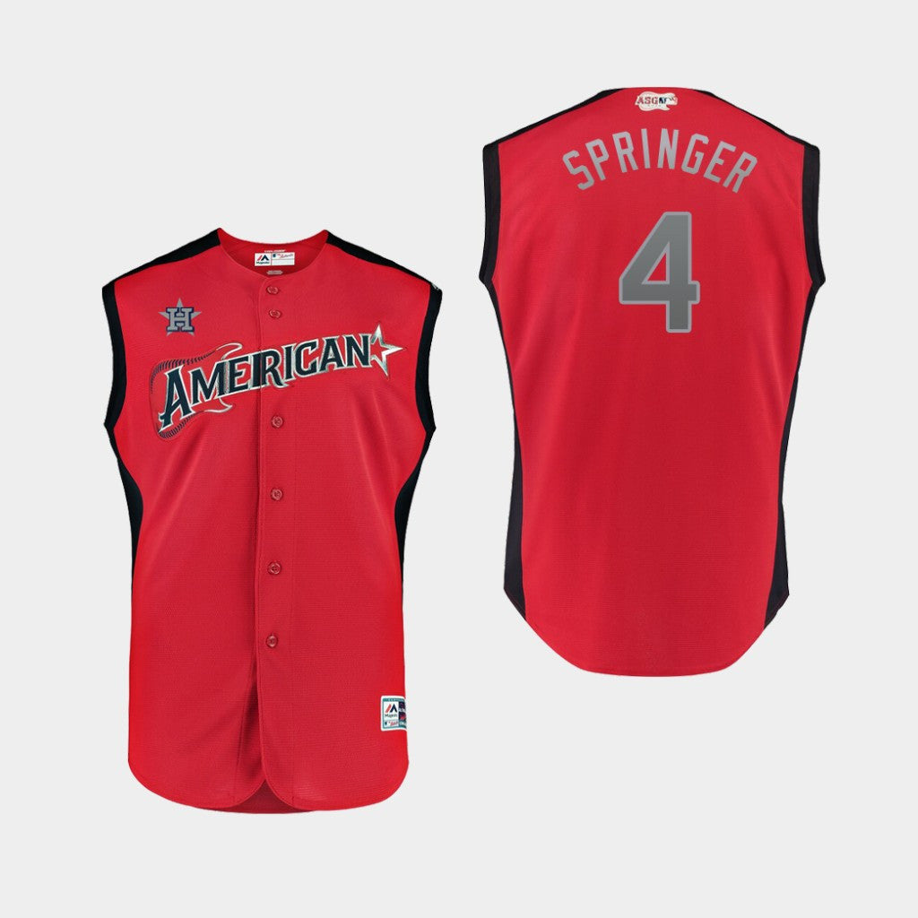 George Springer American League All-Star red All-Star jersey
