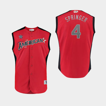 George Springer American League All-Star red All-Star jersey