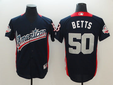 Mookie Betts American League All-Star navy All-Star jersey