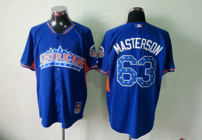 Masterson American League All-Star blue jersey