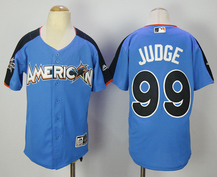 Aaron Judge American League All-Star blue All-Star jersey