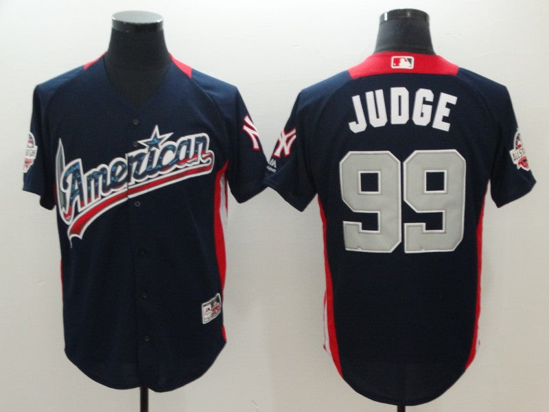 Aaron Judge American League All-Star navy All-Star jersey