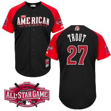 Angels American League All-Star black jersey