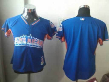 Custom American League All-Star blue jersey