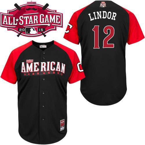 Indians American League All-Star black jersey