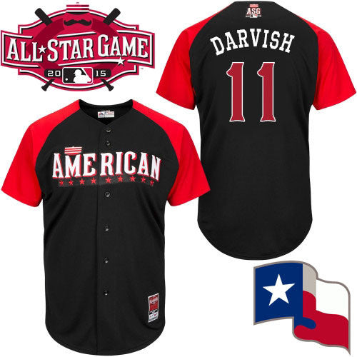 Rangers American League All-Star black jersey