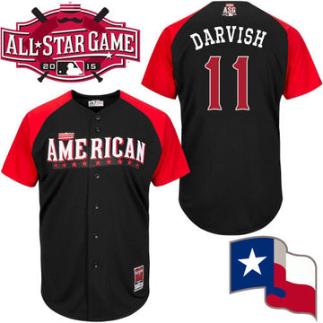 Rangers American League All-Star black jersey
