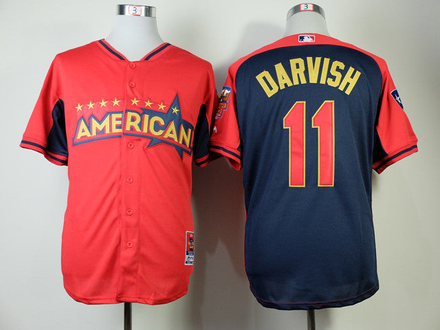 Rangers American League All-Star red jersey