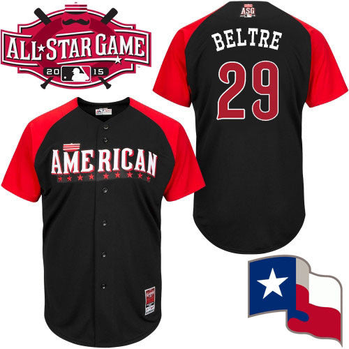 Rangers American League All-Star black jersey