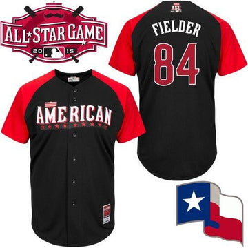 Rangers American League All-Star black jersey